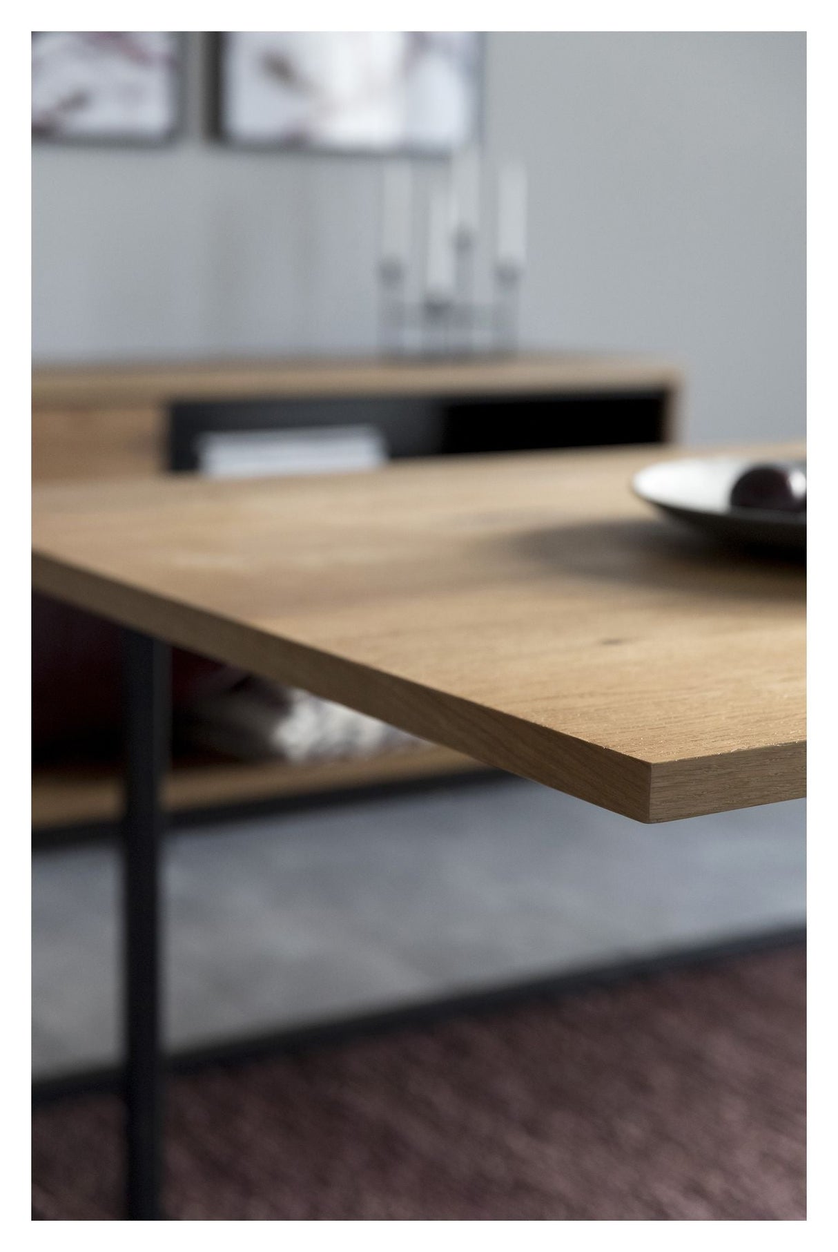 Dalarna Dining table, brushed wildlife