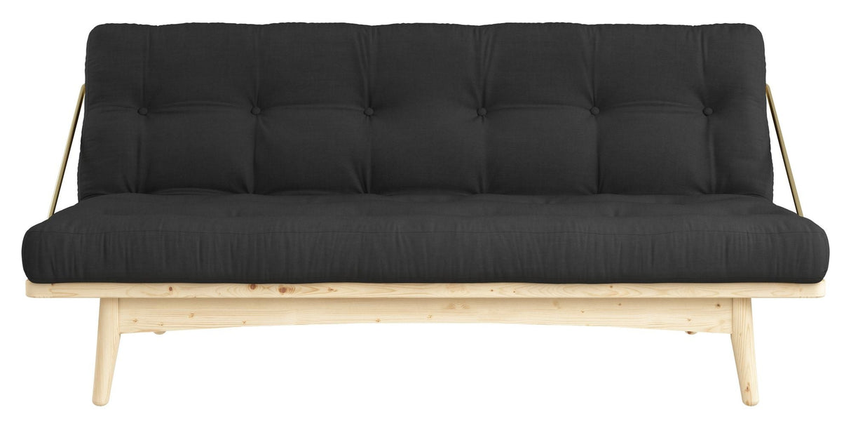 Folk Sofa bed, Pine/Dark Gray