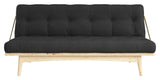 Folk Sofa bed, Pine/Dark Gray