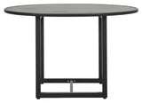 Helo Round garden table, Ø120, Black