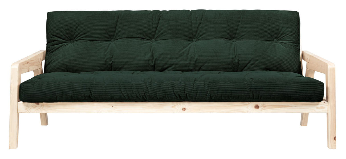 Grab Sofa bed, Pine/Seaweed velvet