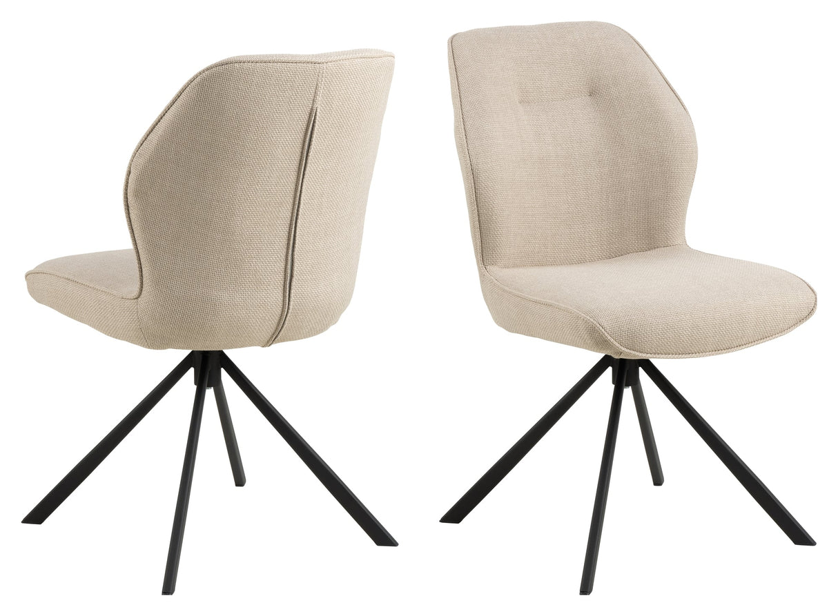 Aura, dining chair - light beige