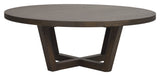 Boxford, coffee table Ø110 - brown/oak