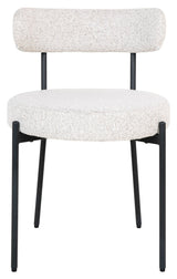 Badalona Dining chair, white/bouclé