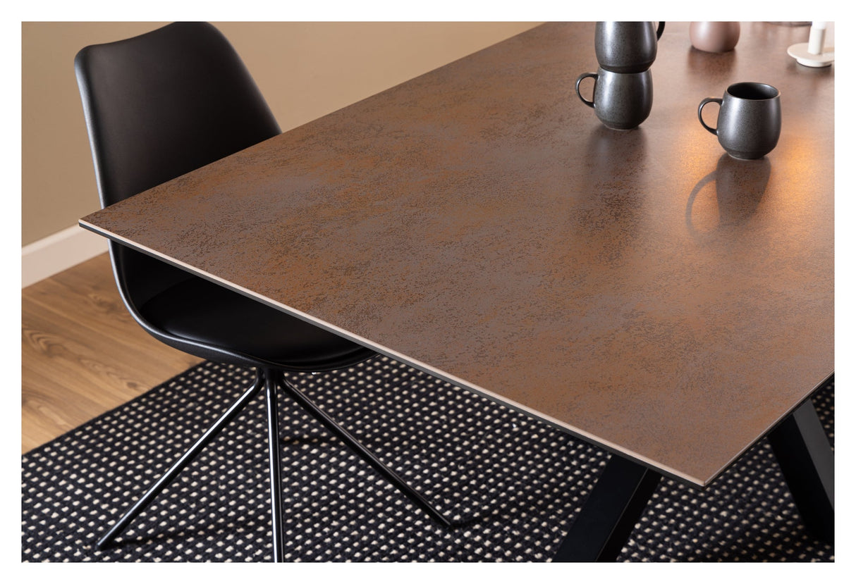 Heaven, dining table 200cm - brown