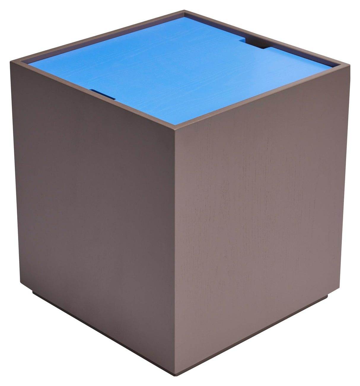 Vault Side Table, brown/blue