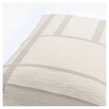 Architecture cushion 40x60, off white/beige melange