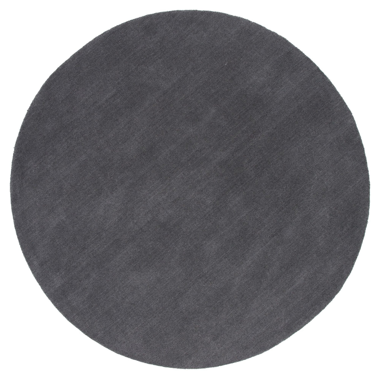 Ulla wool mix rug, Ø200, Dark gray