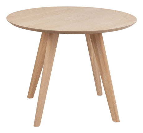 Townsville Dining table, Oak veneer, Ø100x75