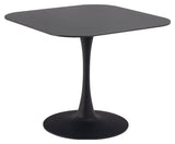 Malta, dining table 90cm - black