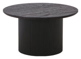 Boavista coffee table Ø80, Dark brown