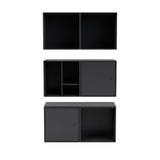 Mini Shelf module with shelves, Anthracite