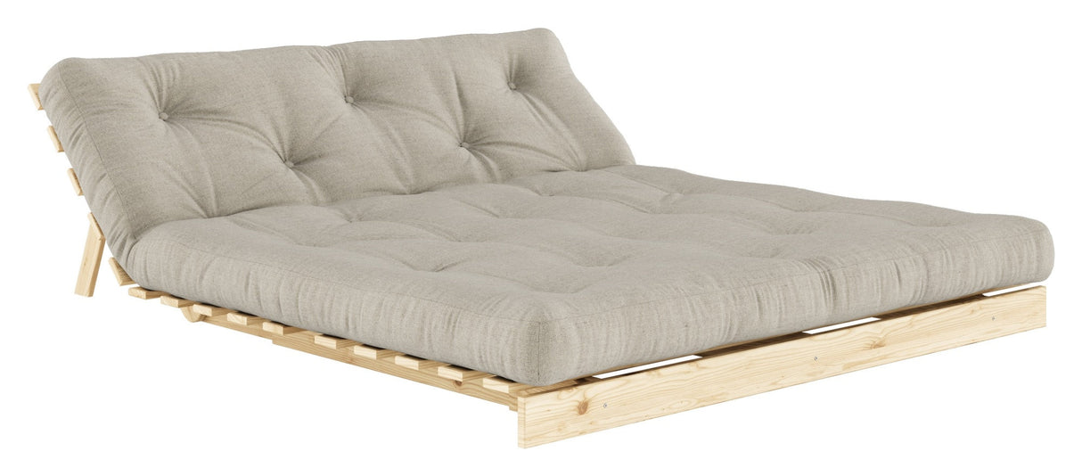 Roots 160 Sofa bed, Pine/Linen,