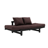 Beat, sofa bed, brown/black