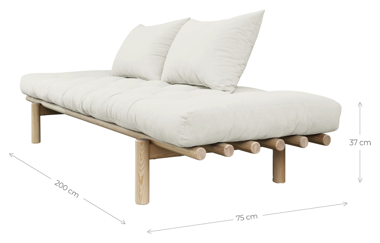 Pace Daybed, Pine/Off White