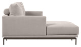 Galene 3-pers. Sofa with right-facing chaise longue, B254, Beige chenille