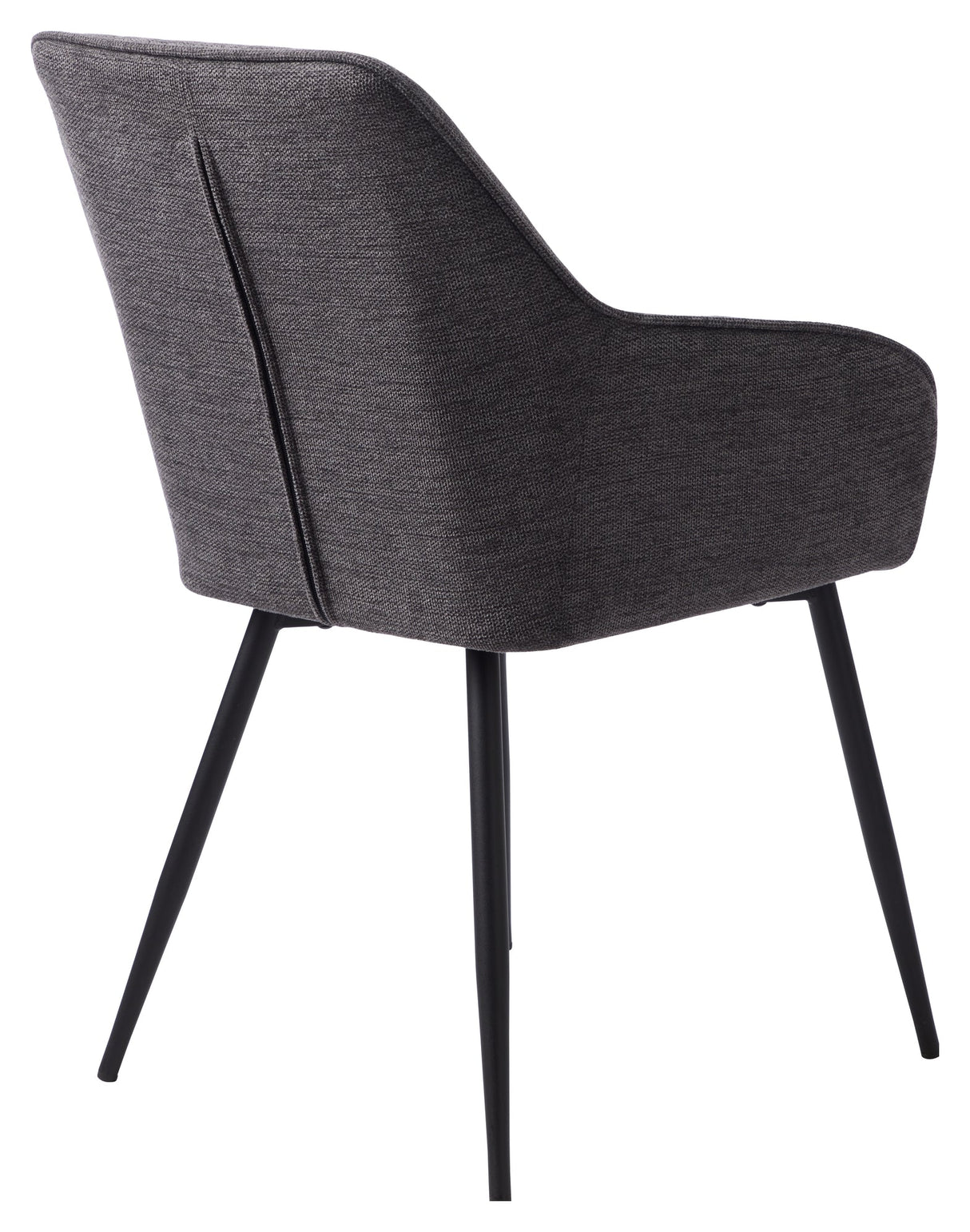 Nolan, dining chair w/armrests - gray