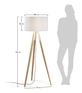 IGUAZU Floor lamp, Nature, Ø50