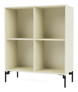 SHOW Bookshelf with black legs, Vanilla