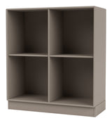 SHOW Bookshelf with socket H7 cm, Truffle