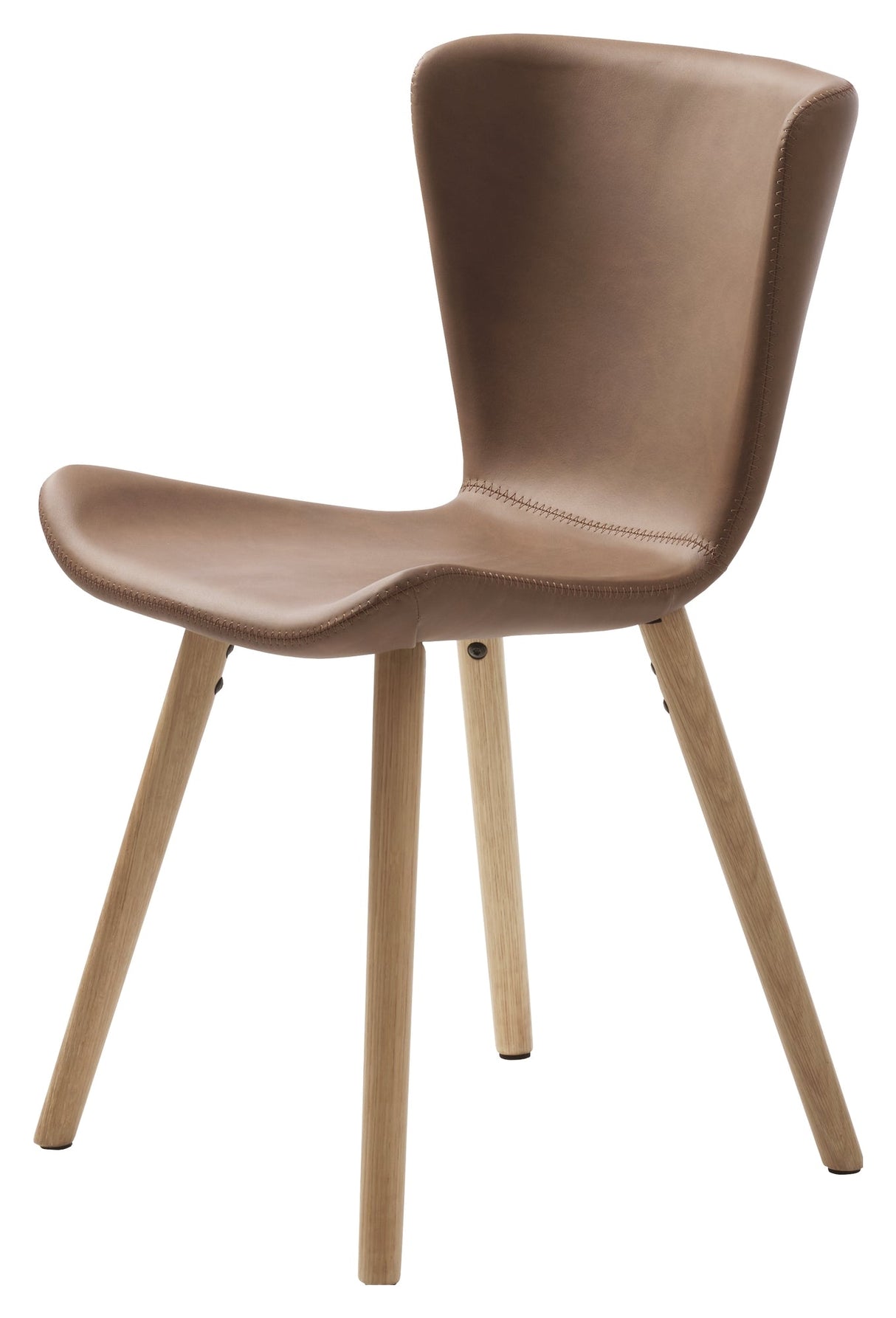 Teslin, dining chair - brown