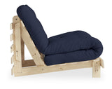 Roots 90 Sofa bed, Navy/Nature