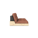 Base Sofa bed, Clay Brown/black