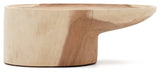 Mosi Coffee table with stand, solid Mungur wood, Ø90x50