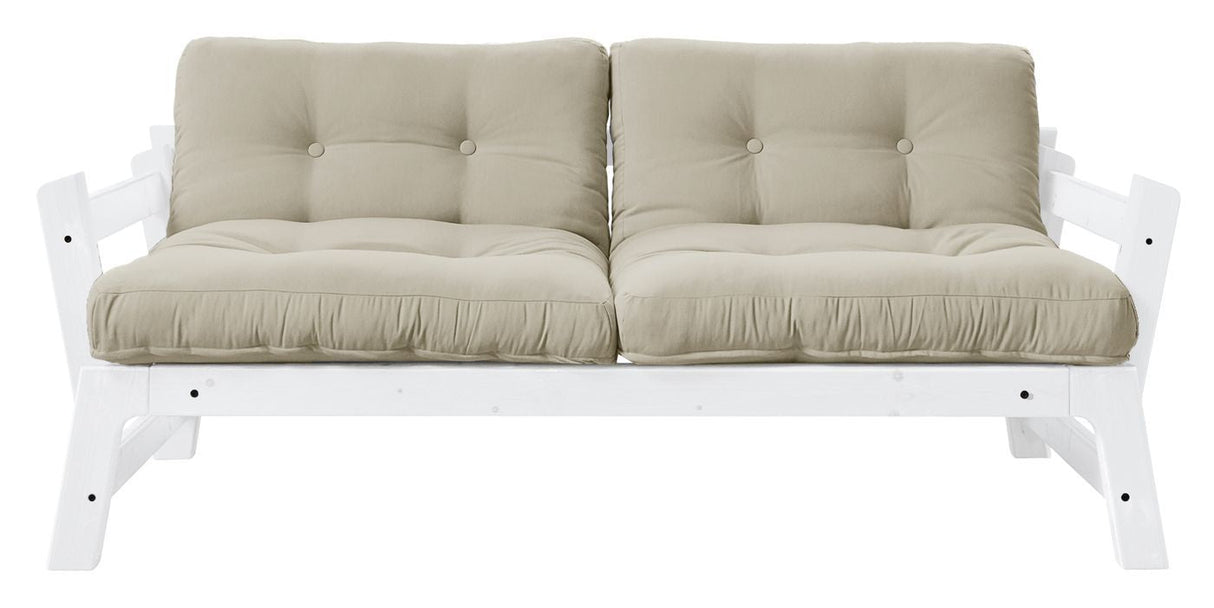 Step Sofa bed, Beige/White