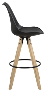 Dima, bar stool - black