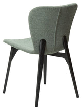 Paragon Dining chair, pebble green bouclé fabric/black ash