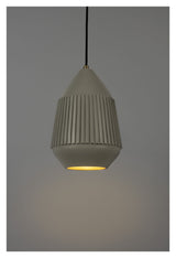 Aysa Pendant luminaire Ø20, Beige aluminum