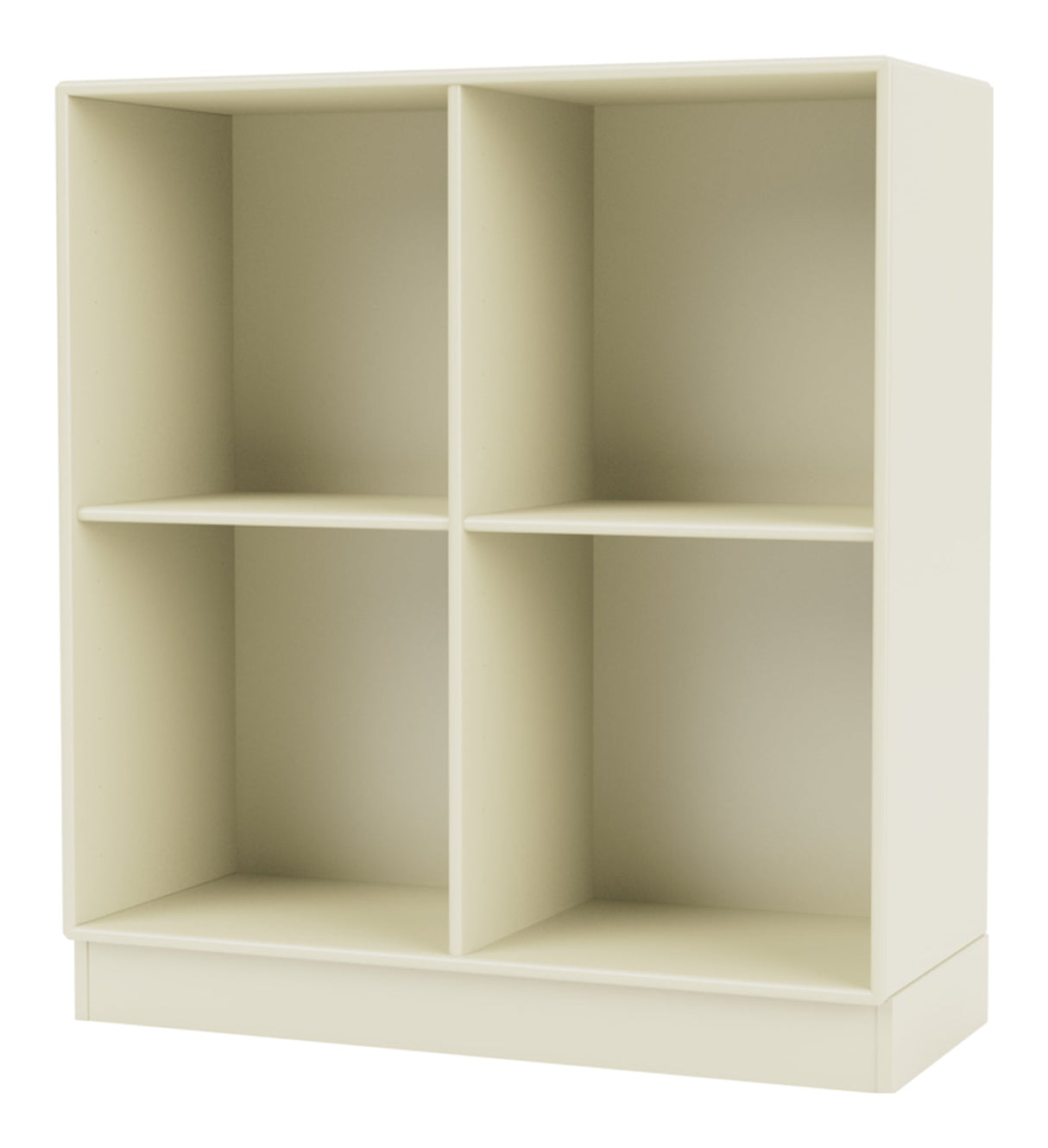 SHOW Bookshelf with base H7 cm, Vanilla