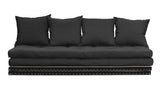 Chico Futon Sofa, Dark Gray w. Tatami mats