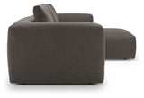 Kornum Sofa with chaise longue right, Taupe