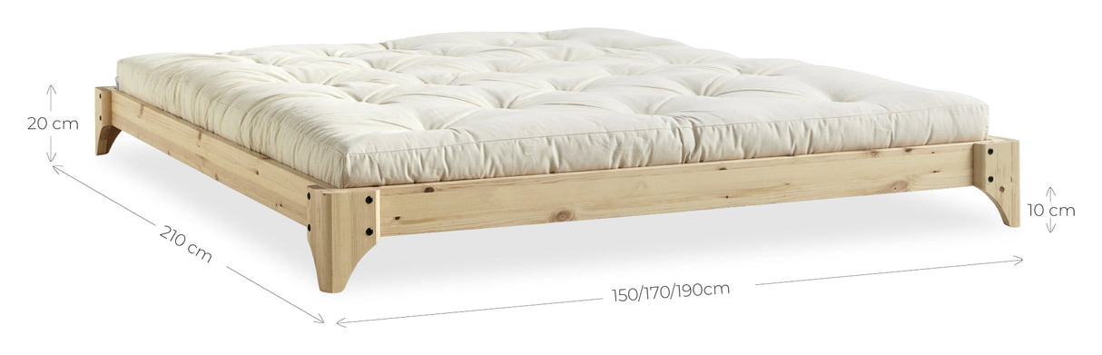 Elan Bed frame 140x200, Pine