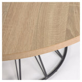 Niut Dining Table Ø120, Melamine/Steel