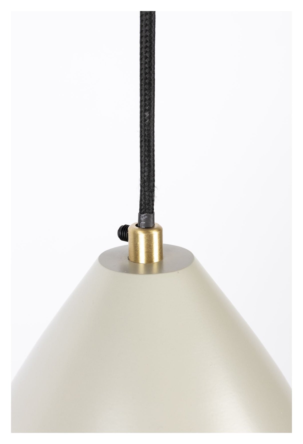 Aysa Pendant luminaire Ø20, Beige aluminum