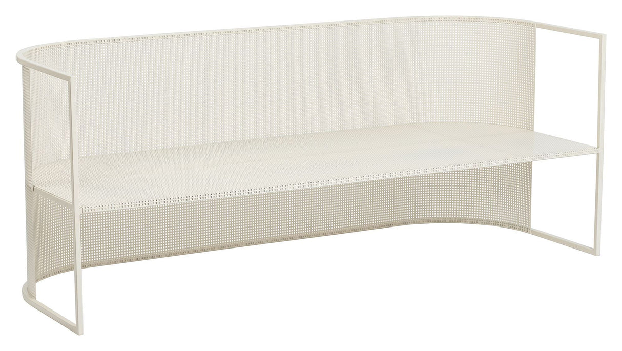 Bauhaus Lounge bench, Beige steel