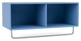 COAT shelf w. clothes rail, 154-Azure