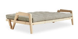 GRAB Sofa bed 130x200, Nature/Linen