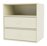 Mini Shelf Module w. 2 drawers, Vanilla