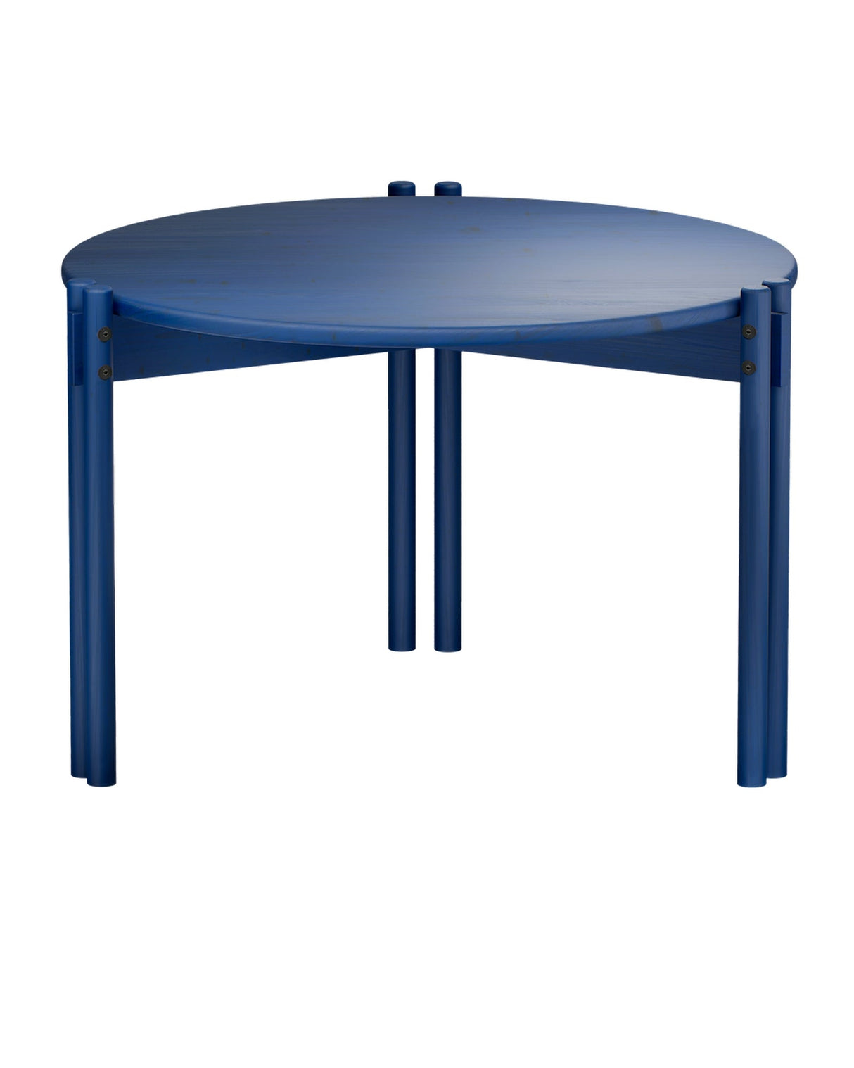 Coffee table high, cobalt blue