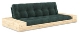 Base Sofa bed with Sideboxes, Seaweed