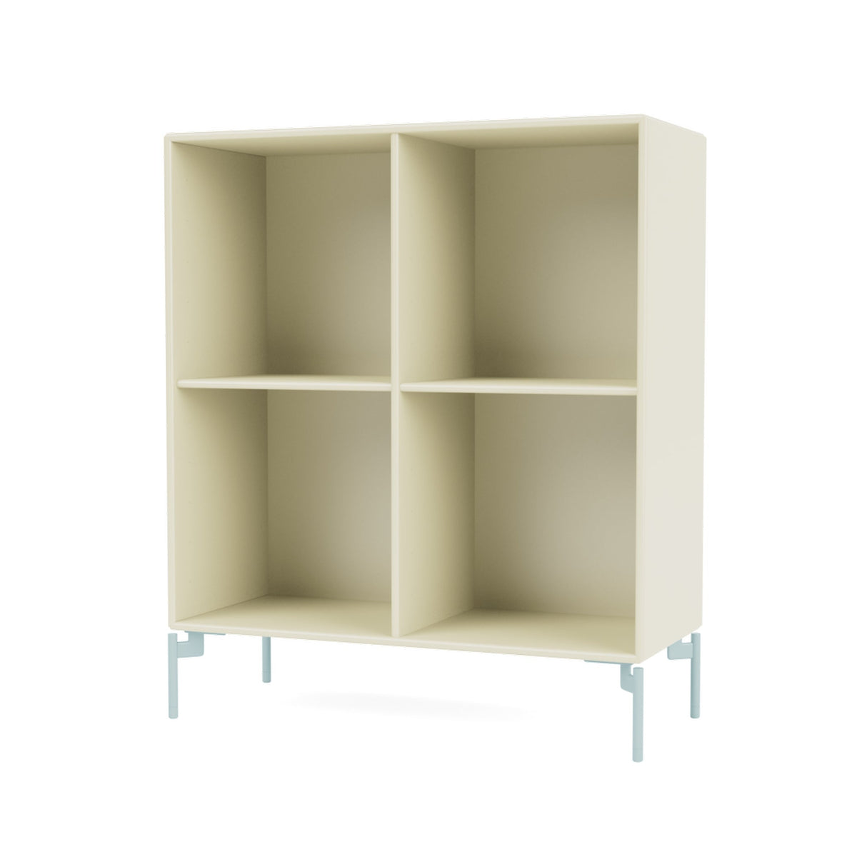 SHOW Bookshelf with flint legs, Vanilla