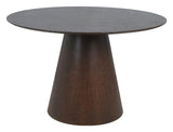 Bolton Dining table, Walnut, Ø120x76