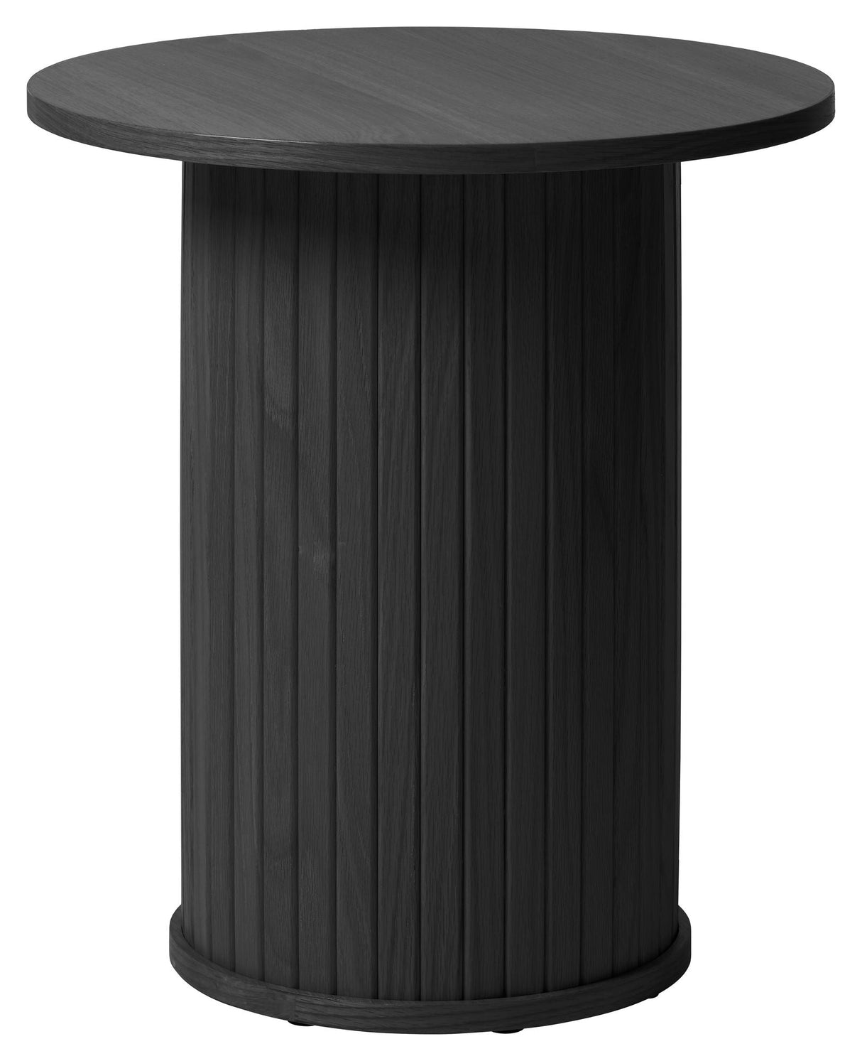 Malmö Pedestal Ø50 - Black/oak