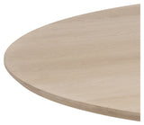 Christo, dining table Ø120 - light oak