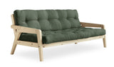 GRAB Sofa bed 130x200, Nature/Olive