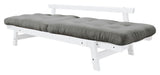 Step Sofa bed, Gray/White